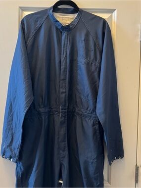 Ace Tex ESD Static Cleanroom Suit USA M Blue Ventilated Adjustable Cuffs Hems
